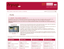 Tablet Screenshot of fryup.net